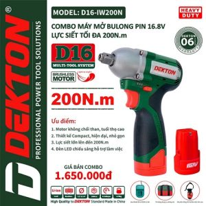 Máy mở bulong DEKTON D16-IW200N