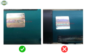 Tem chính hãng và tem hàng nhái của máy khoan pin cầm tay Makita