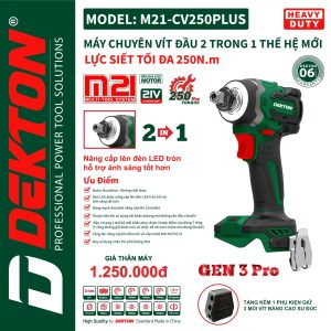 Máy chuyên vít pin Dekton M21-CV250PLUS