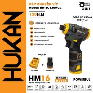 Máy chuyên vít búa 4Cell HK-EC130MCL