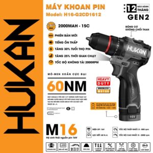 Máy khoan cầm tay Hukan