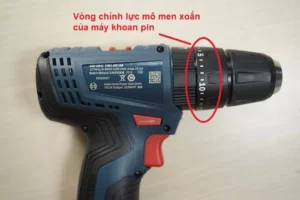 Vòng chỉnh lực của máy khoan