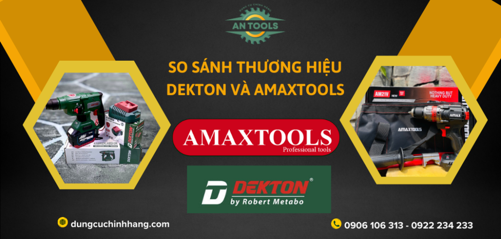 So sánh thương hiệu Dekton và Amaxtools