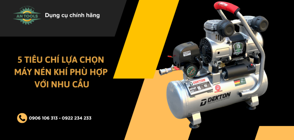 Lựa chọn máy nén khí phù hợp với nhu cầu