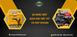 Phân biệt máy bắt vít với máy khoan