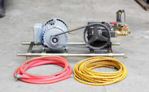 Cấu tạo của máy rửa xe dây đai