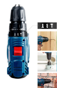 Cách sử dụng máy khoan pin chọn chế độ và tốc độ