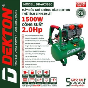 Máy nén khí Dekton 2HP 30L DK 3930