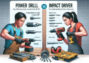 Sự khác biệt giữa máy bắt vít và máy khoan