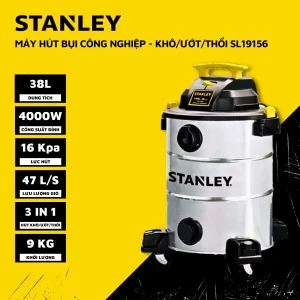 Máy hút bụi công nghiệp 3 chức năng - Khô/Ướt/Thổi - Hiệu Stanley USA - SL19156