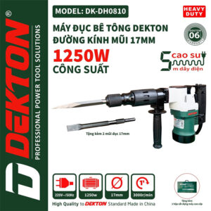 Máy đục bê tông DEKTON DK-DH0810