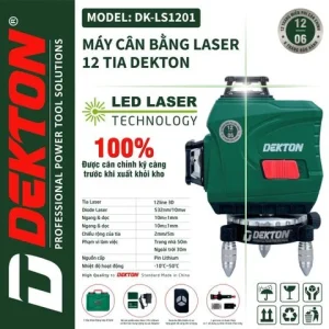 Máy cân bằng laser Dekton 12 tia