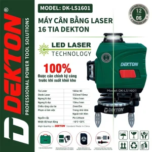 Máy cân bằng laser Dekton 16 tia