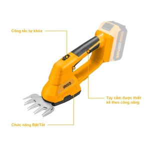 Máy cắt tỉa hàng rào dùng pin 20V Ingco CSTLI2001