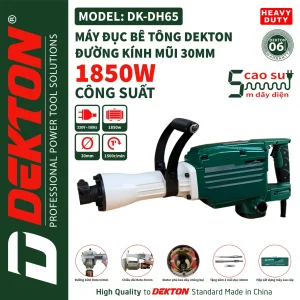 Máy đục bê tông DEKTON DK-DH6501CP