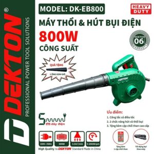 Máy thổi và hút bụi điện DEKTON DK-EB800
