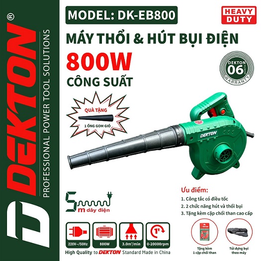 may-thoi-bui-dekton-eb800-1 Máy thổi và hút bụi điện DEKTON DK-EB800