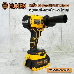 Máy khoan pin 13MM (đầu autolock) HUKAN HK-Z1100