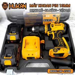 Máy khoan pin 13MM (đầu autolock) HUKAN HK-Z1100