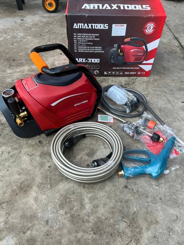 Phụ kiện máy rửa xe mini gia đình AMAXTOOLS ARX3100