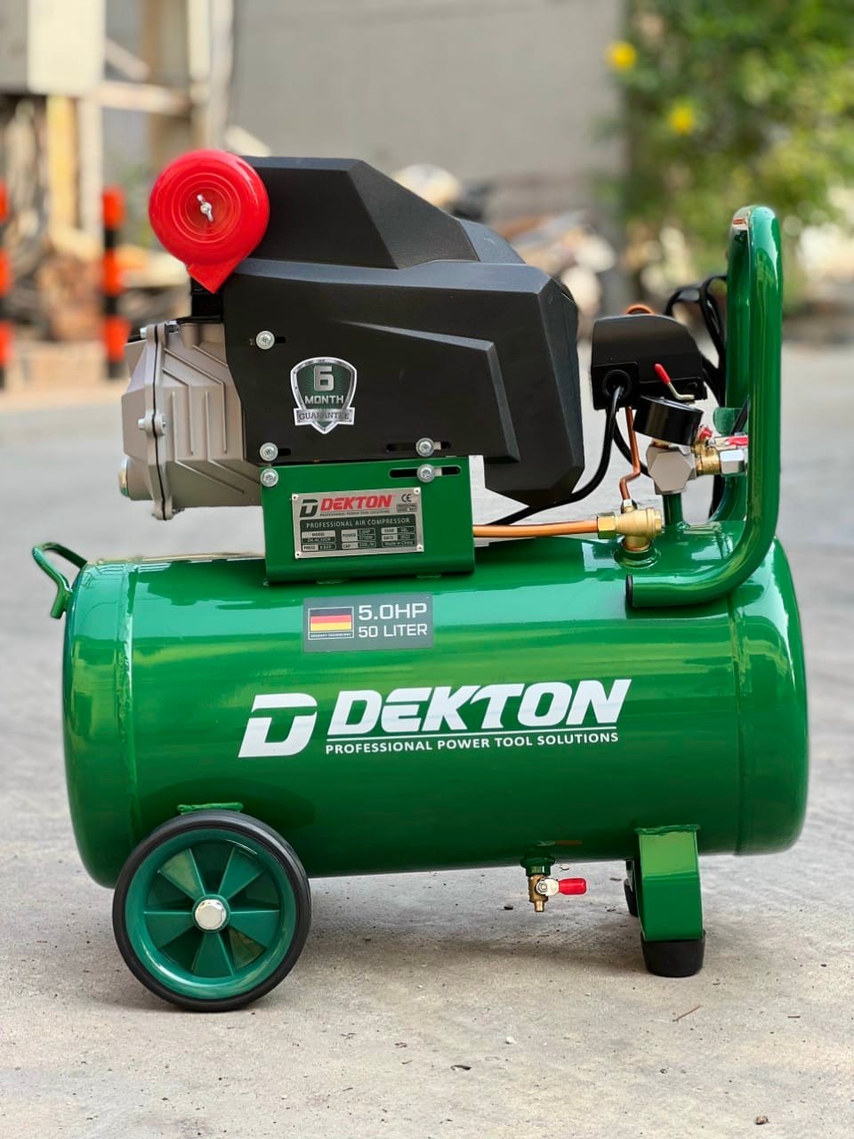 Ưu điểm của máy nén khí 50L chạy dầu DEKTON DK-AC50DR