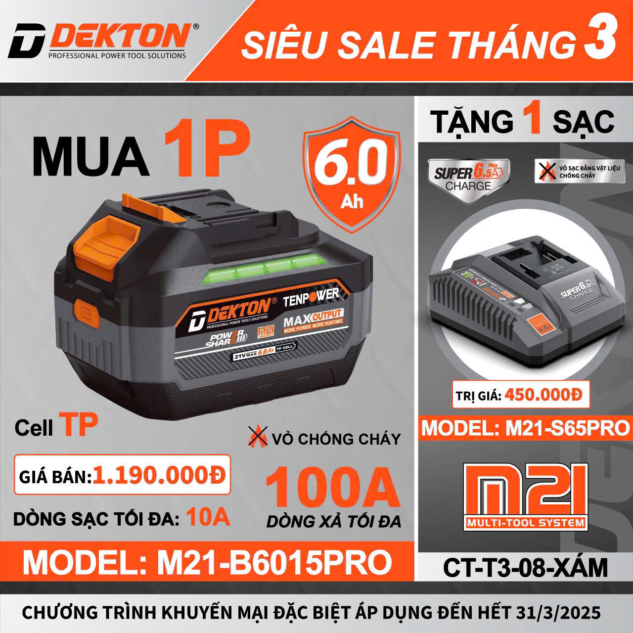 pin-dekton-m21-b6015pro-cam Pin DEKTON M21-B6015PRO cam