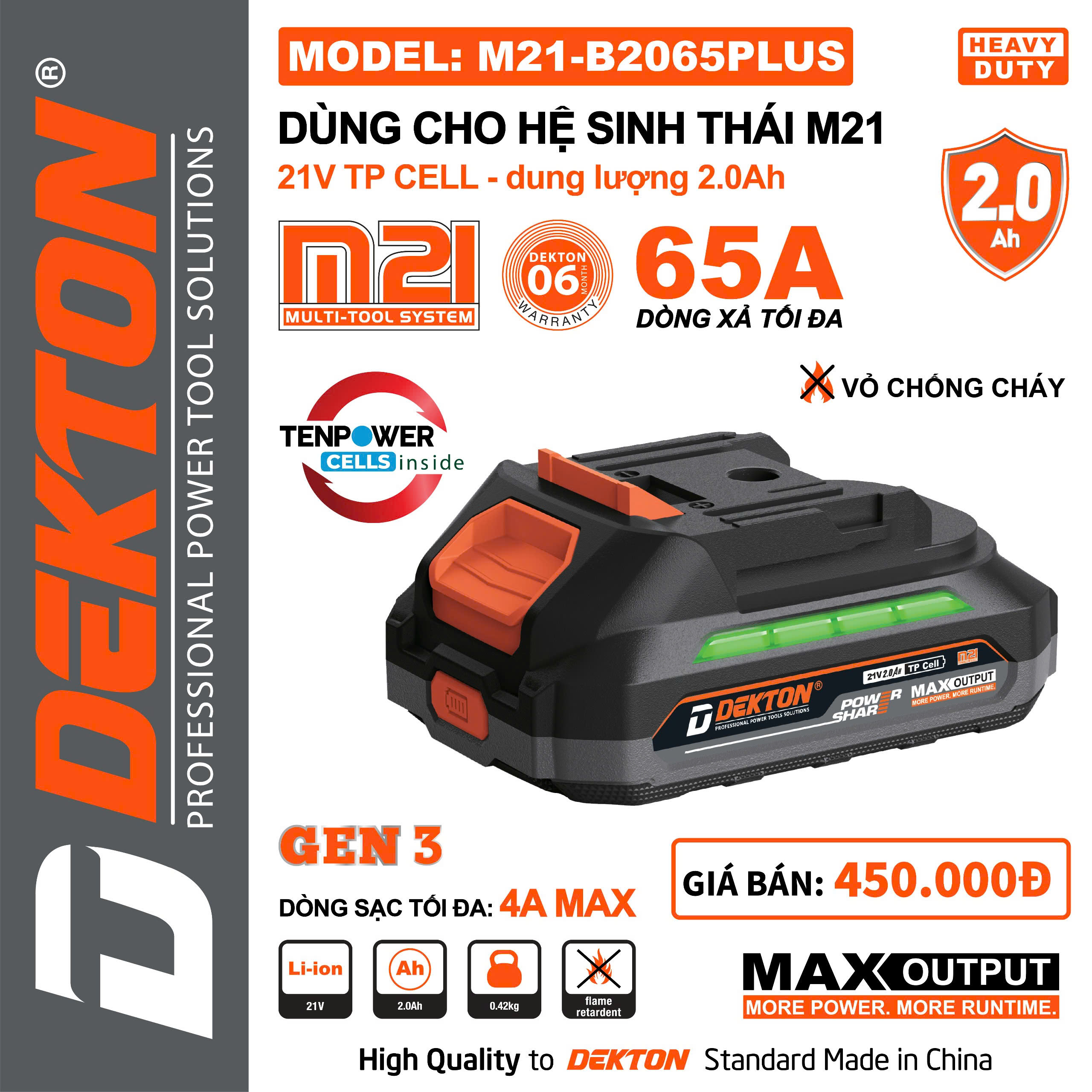 Dekton M21-B2065PLUS xam