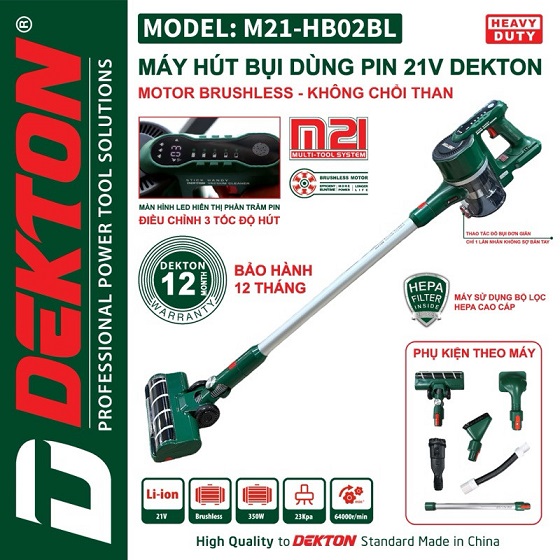 m21-hb02bl may hut bui cam tay