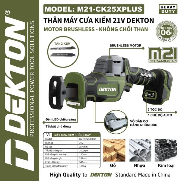 Dekton M21-CK25XPLUS