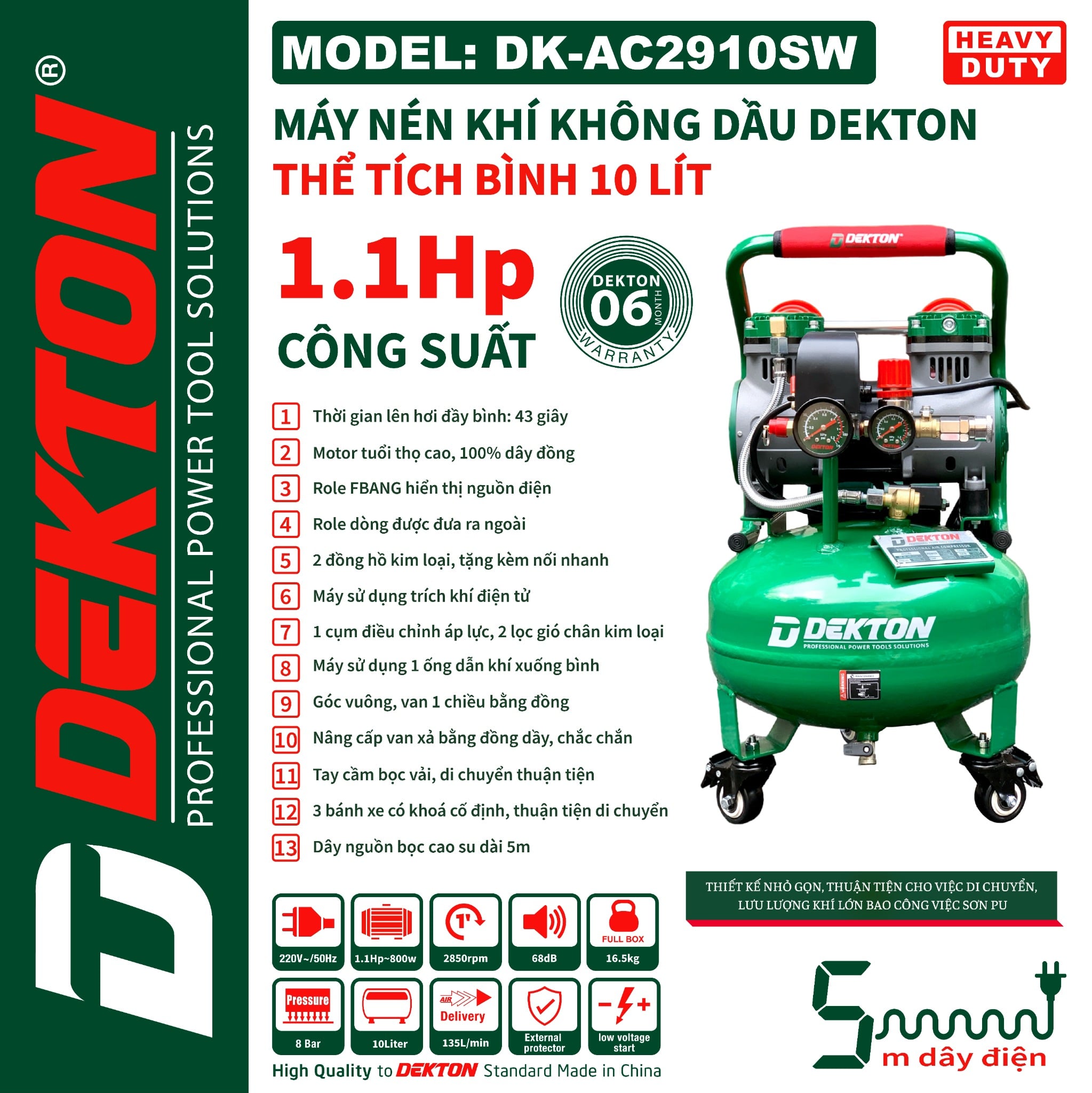 May nen khi DK-AC2910SW