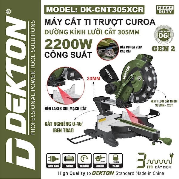 Dekton DK-CNT305XCR