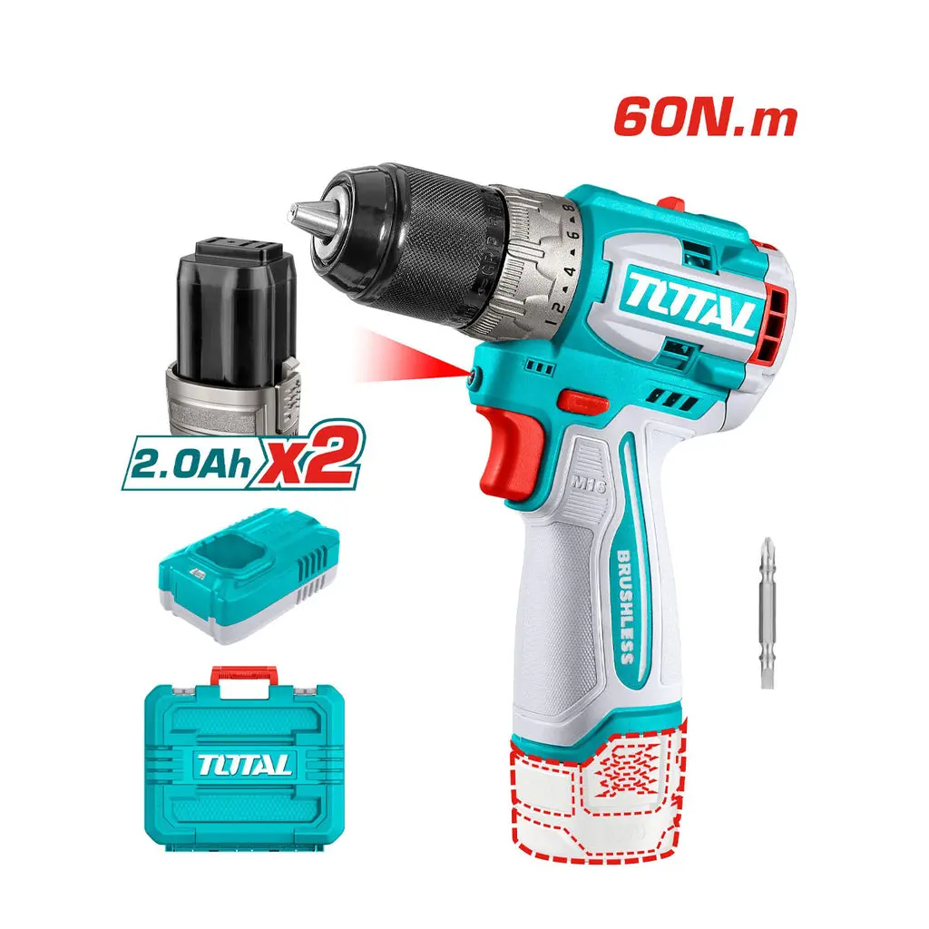 Máy khoan không chổi than dùng pin 16V
